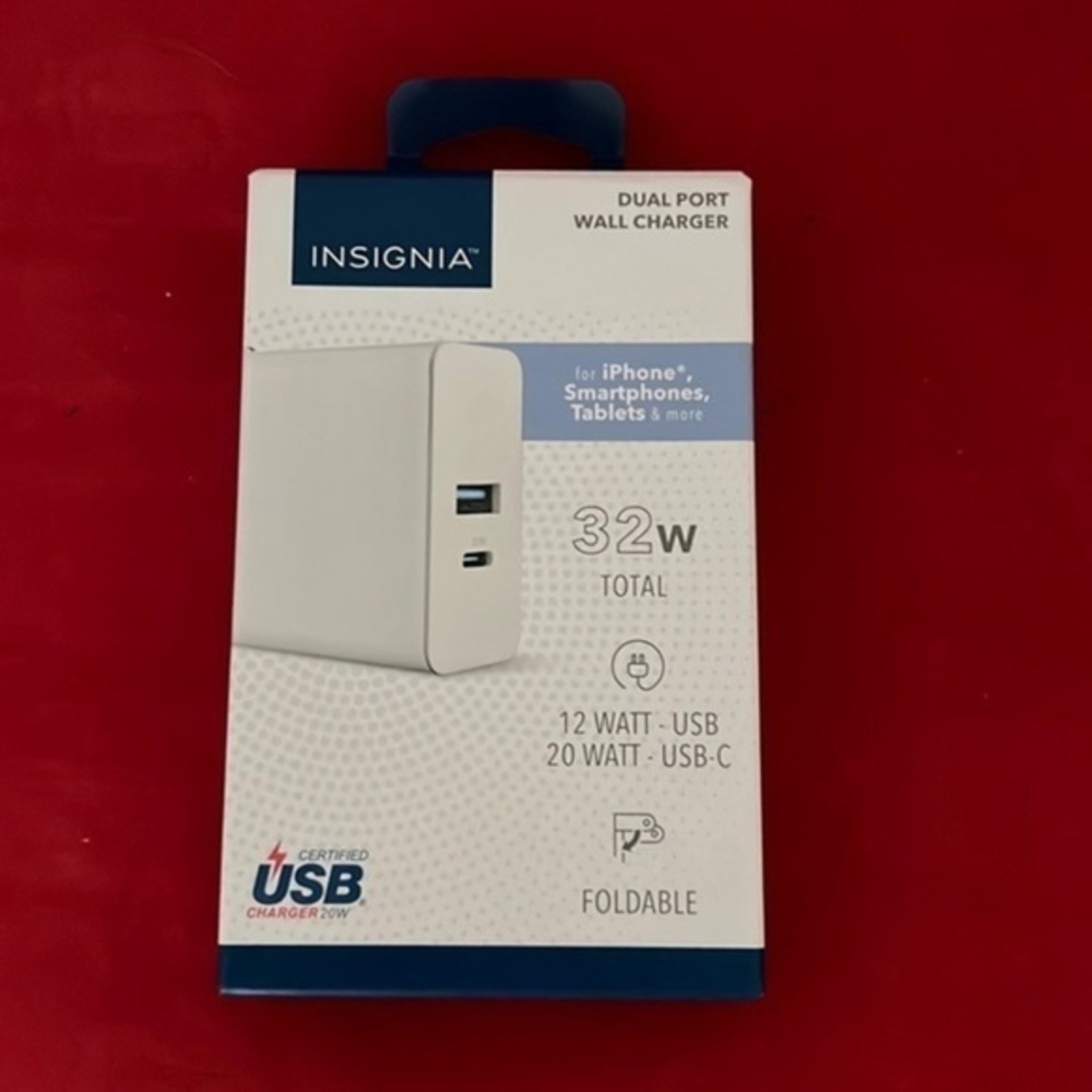 Dual port wall charger